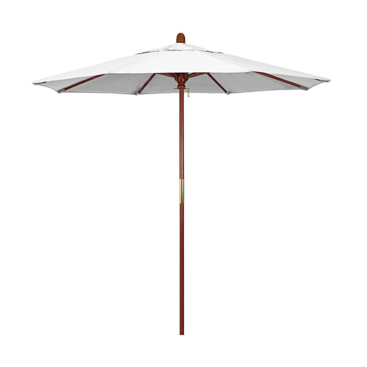 Grove 7.5' Commercial Wood Market Umbrella With Sunbrella Fabric