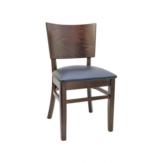 Edmund Wood Dining Chair W/ Padded Seat